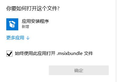 MSIXBundle 能识别但无法安装截图